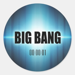 Big Bang Runder Aufkleber