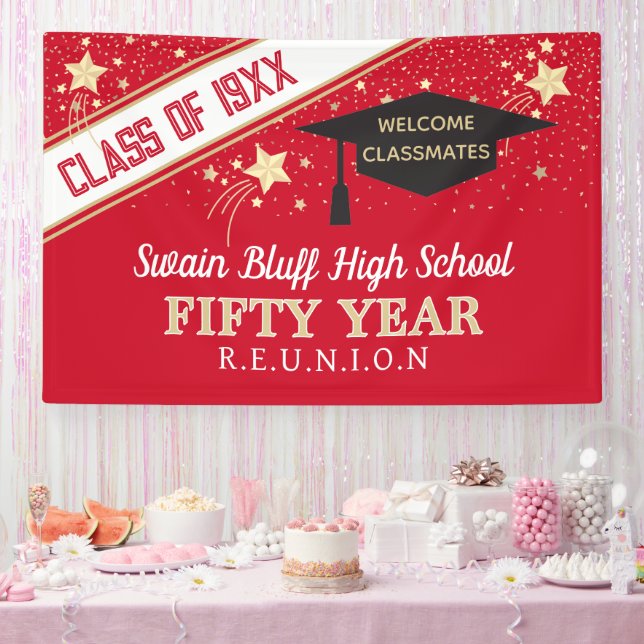 Big Banner! 50th class reunion banner (Party)