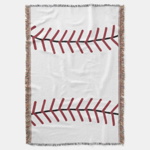 Big Baseball Throw Blanket Decke