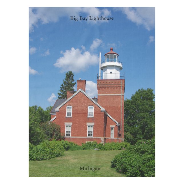 Big Bay Lighthouse Tischdecke (Vorderseite)