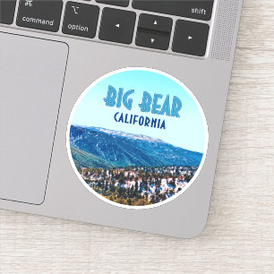 Big Bear California Mountains Vintag Aufkleber