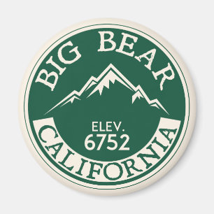 Big Bear California Ski Skiing Lake Magnet