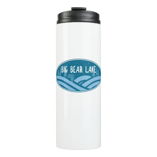 Big Bear Lake California Außenbereich Thermosbecher (Vorderseite)