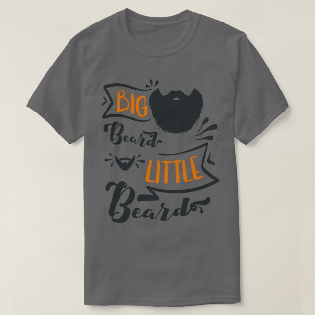 Big Beard Little Beard 2 T-Shirt (Design vorne)
