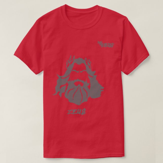 Big Beared Badass Zeus Classic TShirt (Design devant)