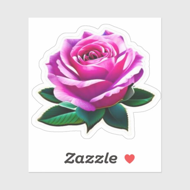Big Beautiful Pink Roses Rose #1 Aufkleber (Blatt)