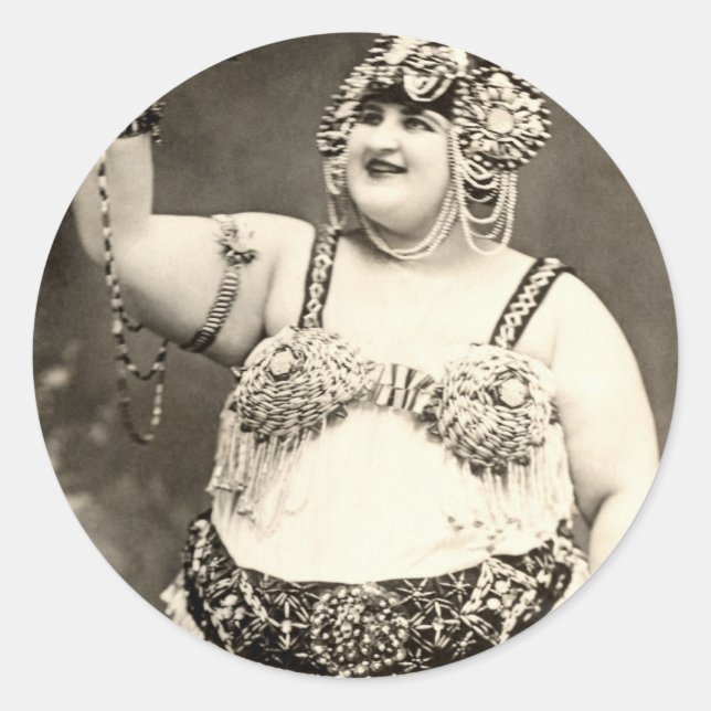 Big & Beautiful Runder Aufkleber (Vorderseite)
