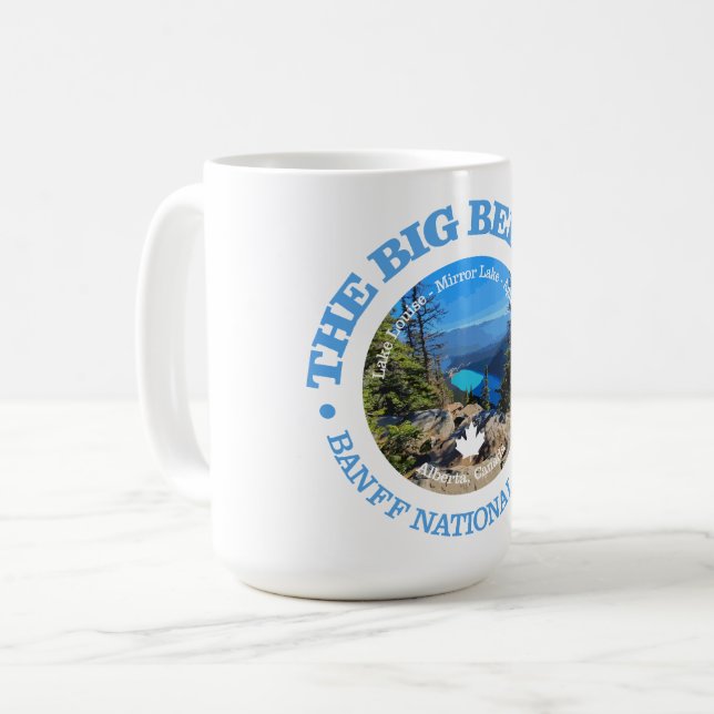 Big Beehive Hike (rd) Kaffeetasse (Vorderseite Links)