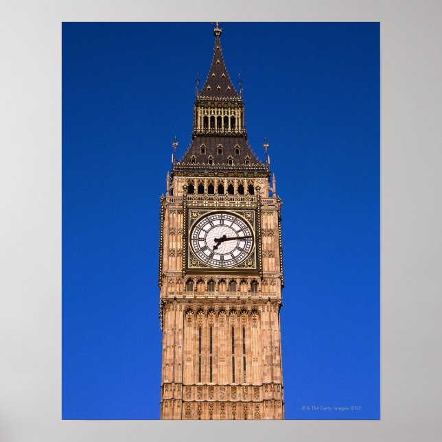 Big Ben an der britischen Hauptstadt Poster (Vorne)