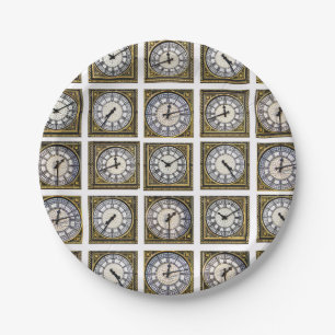 Big Ben-Bild für Papierplatte Pappteller