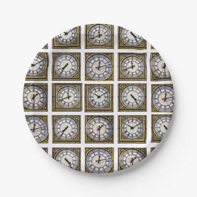 Big Ben-Bild für Papierplatte Pappteller (Vorderseite)