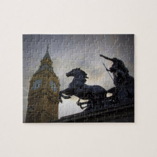 Big Ben - Boadicea Statue - London 8x10 - 110 pc