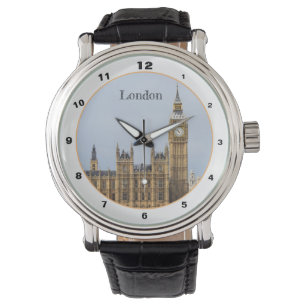Big Ben Clock & London, Westminster/Parlament Gro Armbanduhr