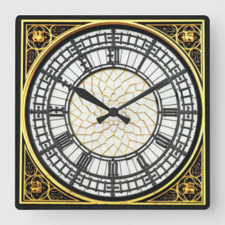 Big Ben Clock Quadratische Wanduhr