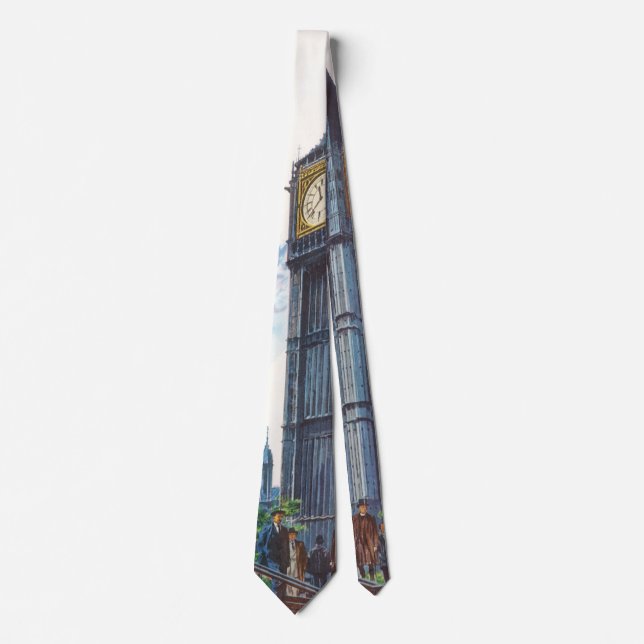 Big Ben Clock Tower im Palast von Westminster Krawatte (Vorderseite)