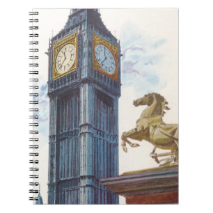 Big Ben Clock Tower im Palast von Westminster Notizblock