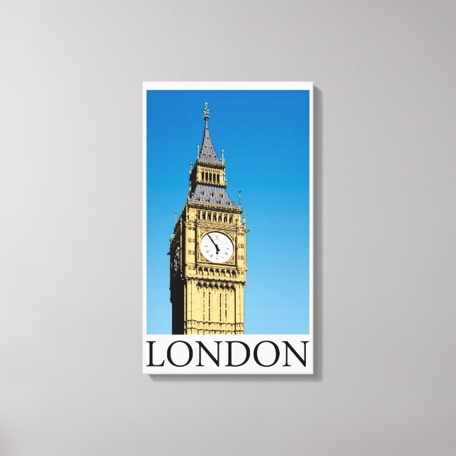 Big Ben Clock Tower Leinwanddruck (Vorderseite)