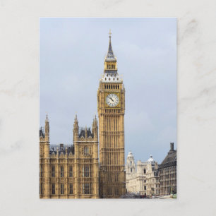 Big Ben, Clock Tower, Westminster, London Postkarte