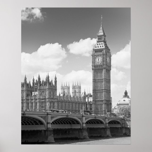 Big Ben Clocktower Poster (Vorne)