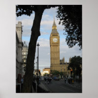 Big Ben durch einen Baum
