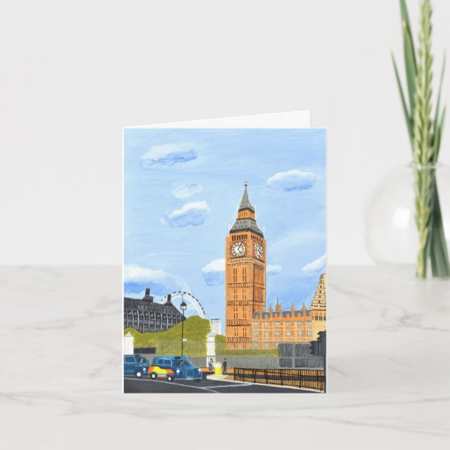 Big Ben Einladung (Vorderseite)