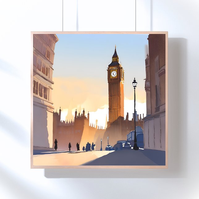 Big Ben Elizabeth Tower | London England Poster (Von Creator hochgeladen)