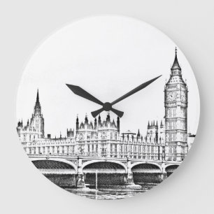 Big Ben Große Wanduhr