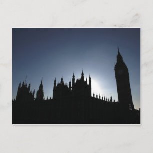 Big Ben Houses of Parliament Westminster London Postkarte
