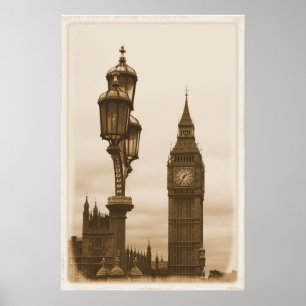 Big Ben im Hintergrund Poster