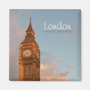 Big Ben im Londoner Foto-Textmagnet Magnet