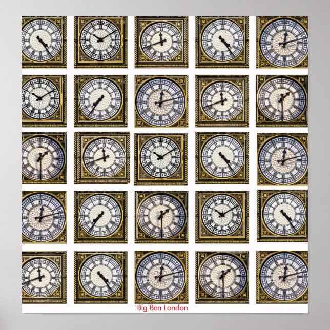 Big Ben Image für Poster (Vorne)