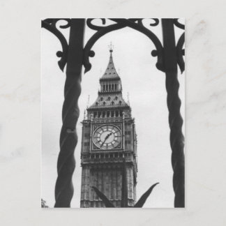 Big Ben in Black & White Postkarte