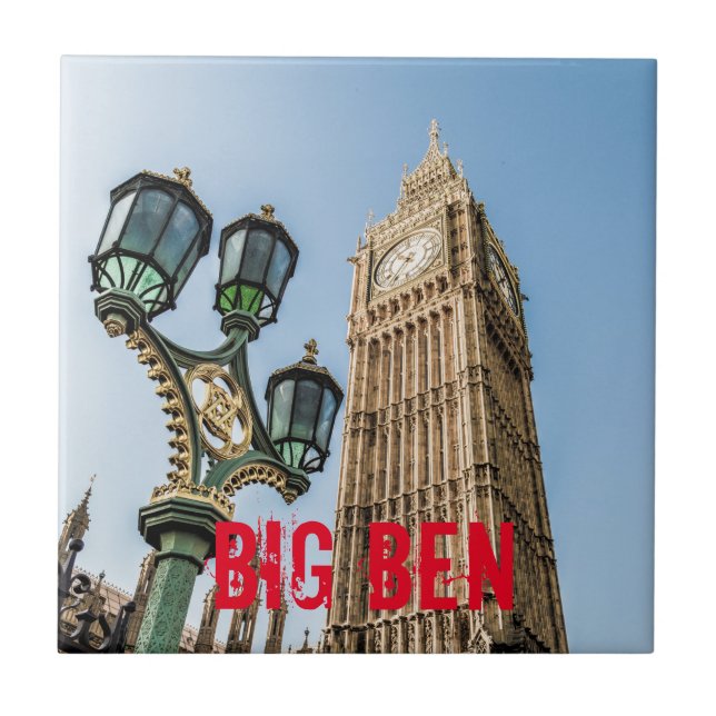 Big Ben in Westminster London-Geschenk Fliese (Vorderseite)