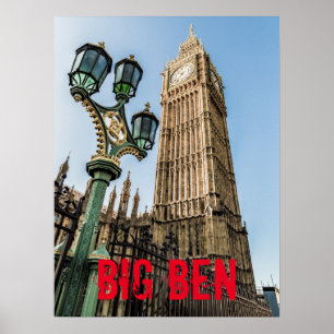 Big Ben in Westminster London-Geschenk Poster