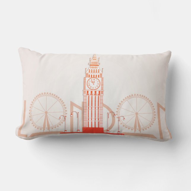 Big Ben London England Decorative Throw Kissen (Vorderseite)