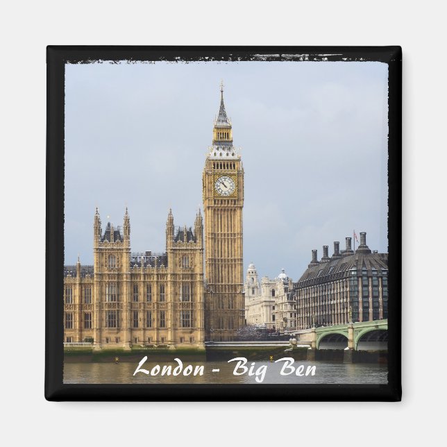 Big Ben, London, England (Kühlschrankmagnet) Magnet (Vorne)