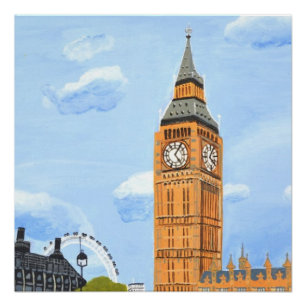 Big Ben London Hochglanzposter Poster