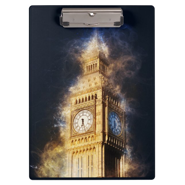 Big Ben London Klemmbrett (Vorderseite)