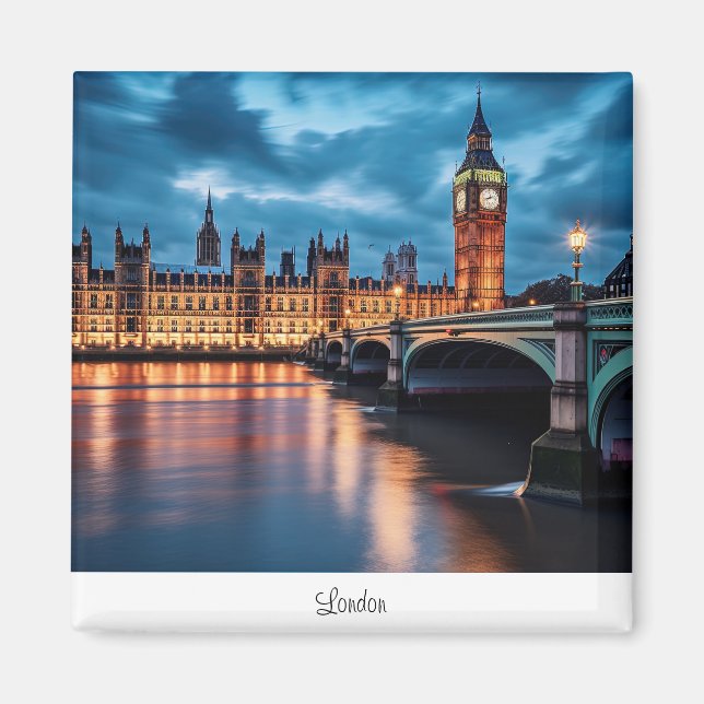 Big Ben, London. Magnet (Vorne)