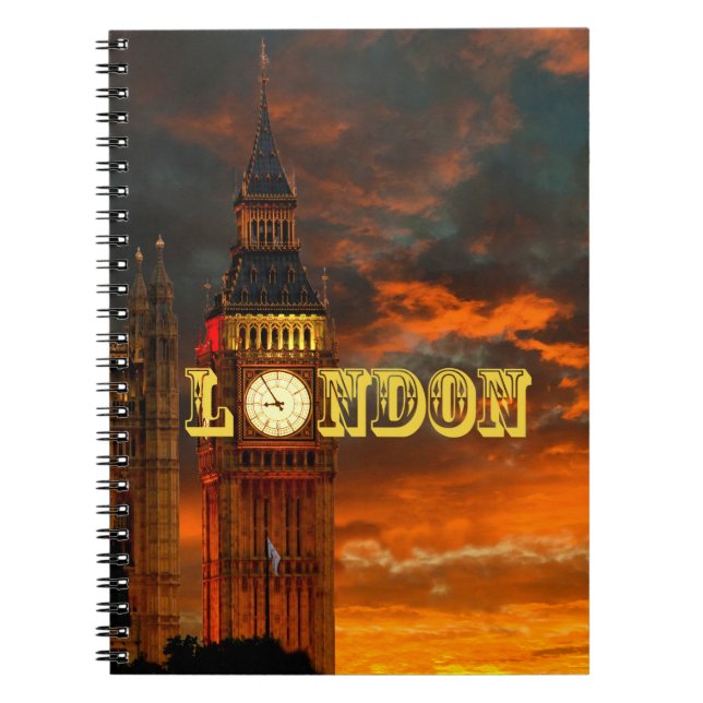 BIG BEN LONDON NOTIZBLOCK (Vorderseite)