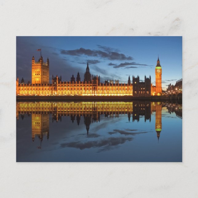 Big Ben London Postkarte (Vorderseite)