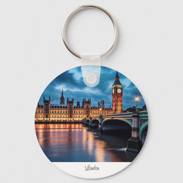 Big Ben, London. Schlüsselanhänger (Vorderseite)