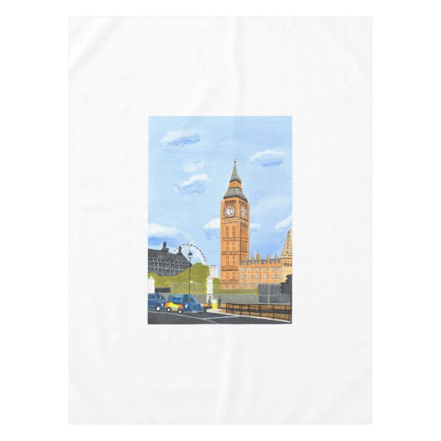 Big Ben London Tischdecke (Vorderseite)