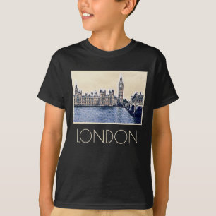 Big Ben London Watercolor T-Shirt