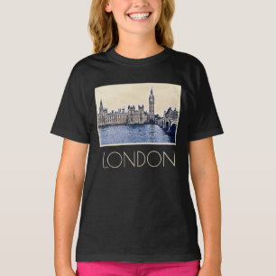 Big Ben London Watercolor T-Shirt
