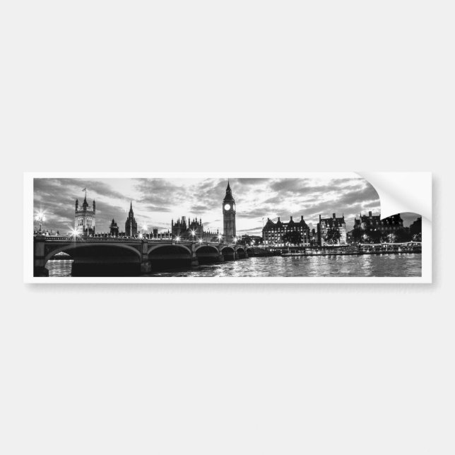 Big Ben Palace in Westminster Autoaufkleber (Vorne)