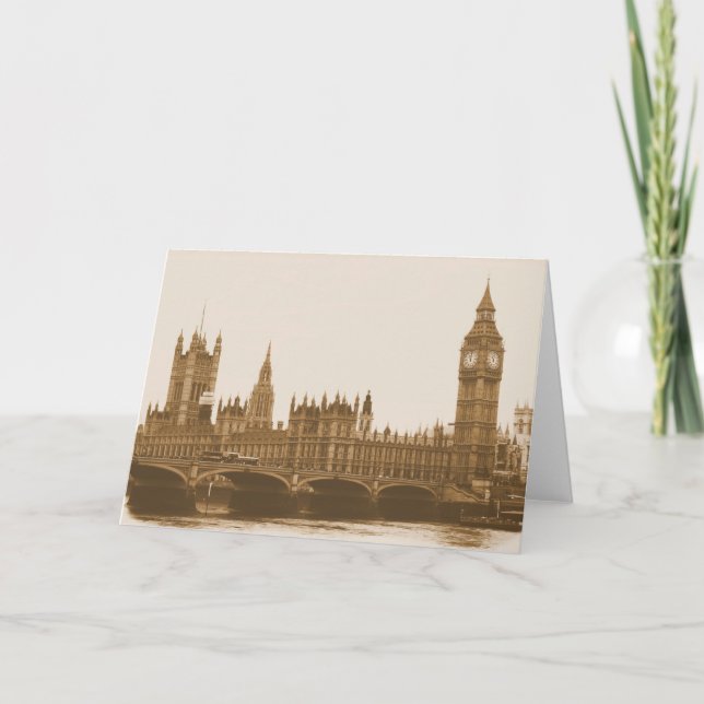 Big Ben - Parlament - London Grußkarte Karte (Vorderseite)