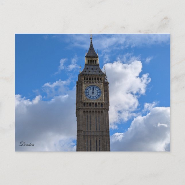 Big Ben Postkarte (Vorderseite)