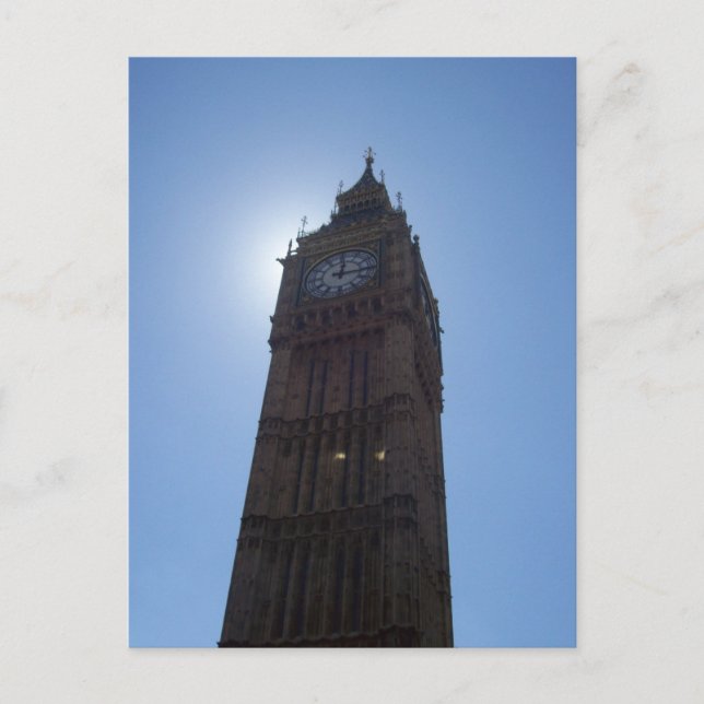 Big Ben Postkarte (Vorderseite)