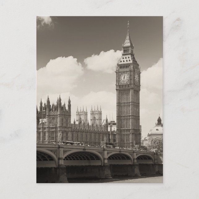 Big Ben Postkarte (Vorderseite)